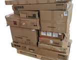 boxes stacked on top of each other on a pallet