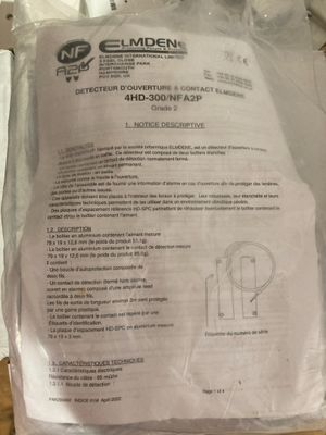 a package of electrical equipment sitting on a table