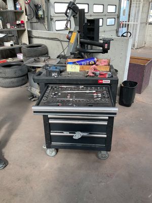an image of a workbench in a garage