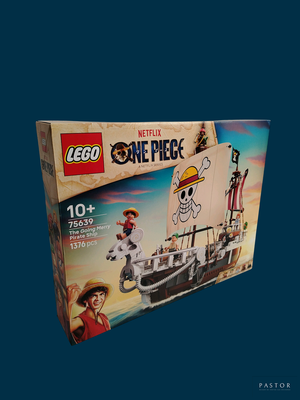 une boîte de Lego contenant un bateau pirate