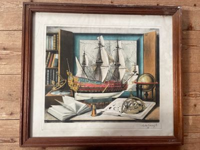 Charles Cerny (1892-1965) Peintre officiel de la Marine (195…