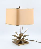 Dans le goût de la Maison CHARLES - Lampe en laiton doré à d… (photo 3)
