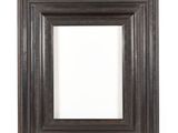 an empty picture frame on a white background with a shadow