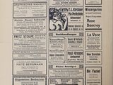 an old newspaper with a bunch of advertisements on it