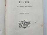 an open book with a black and white image on it