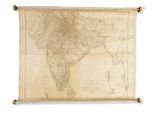 une vieille carte du monde accrochée au mur