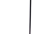 a black lamp on a white background with a white background