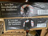 two boxes of air balloons on the shelf in the store