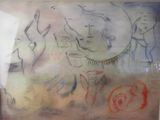une image d'un tableau sur le mur d'une pièce