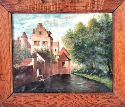 École flamande fin XIXe - début XXe.