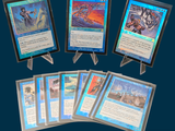 a lot of cards that are sitting on a table