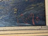 a picture of a painting on the wall of a building