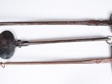 three different types of tools are displayed on a white surface
