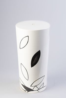 TRAVAIL 1960 Pied de lampe de forme cylindrique en céramique…