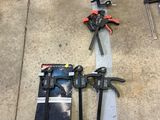 a lot of tools that are laying out on the floor