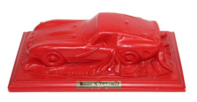 A. LAUGERAT (XXème), "Ferrari GFO 1962", sculpture effet cui… - Photo 1