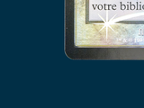 a picture of a tablet with a message on the screen