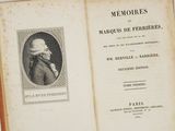 an old book with a picture of a man on it