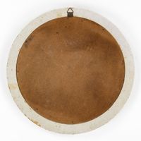 Oswald Tieberghien (1936), miroir rond, bois patiné et céram… (photo 6)