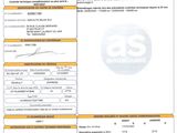 un document sur lequel figure la photo d'une voiture