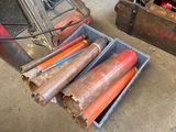 a box of dynamites sitting on the ground next to a box of dynamites