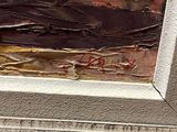 une photo d'une photo d'un tableau sur le mur
