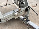 a trailer that has a hitch on the back of it