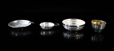 Ensemble en argent comprenant : un taste-vin 925°/°° de 17 g - Photo 1