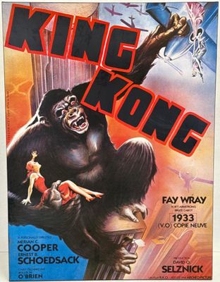 Yves Prince, King-Kong, d’après l’affiche de l’époque, réédi…