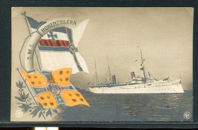 a picture of a picture of a ship in the water