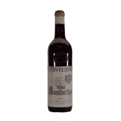 a bottle of wine that is sitting on a table