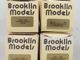 three boxes of brooklyn model soap sitting on top of each other