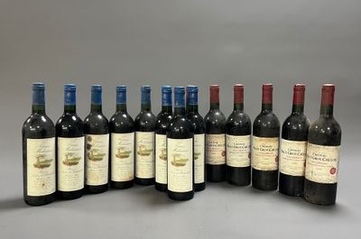 [Bordeaux]. LOT de vin comprenant :