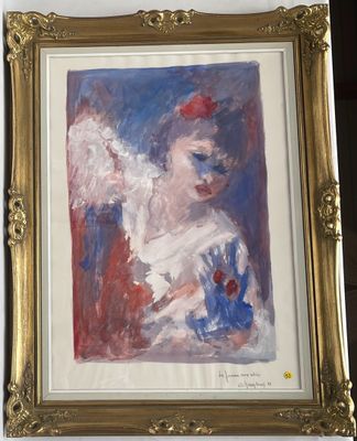 CHAMBON Emile-François (Ecole Suisse 1905-1993) - La femme a…