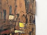 an image of a painting of a building on a white wall