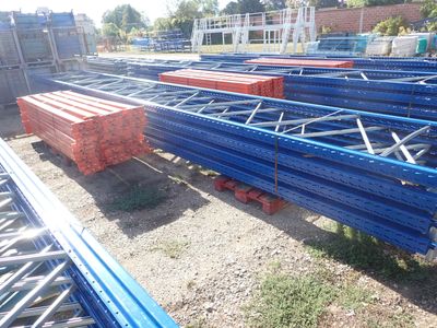 many different types of steel beams on the ground