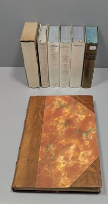 beaucoup de livres sur la table