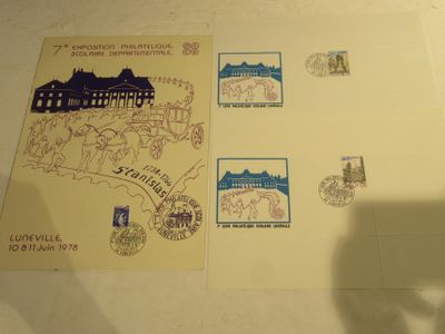 a picture of a picture of a postcard with stamps on it