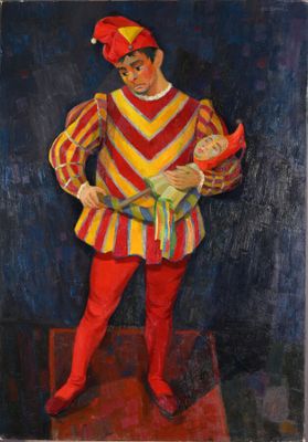 Maurice STOPPANI (1921-2014) Le bouffon triste, 1964