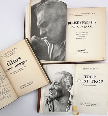 CENDRARS (Blaise). BLAISE CENDRARS VOUS PARLE… P., Denoël, 1952. In-8  - Photo 1