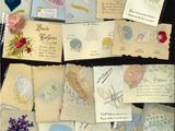 many cards that have been altered to look like old fashions
