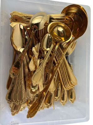 SOLINGEN - menagere 12 couverts et couverts de service plaqu…