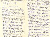 an old handwritten letter from a man who is writing on a piece of paper