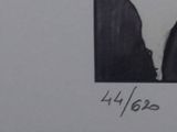 a drawing of a man in a tuxedo and a woman in a tuxedo