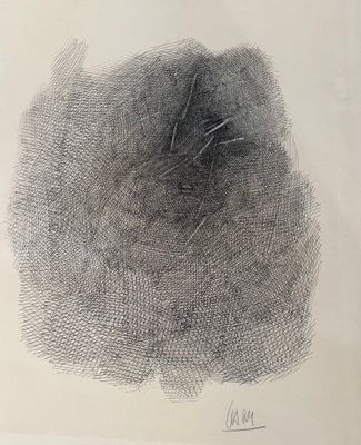 une image représentant un dessin d'une photo en noir et blanc d'une fleur