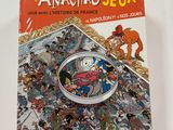 la couverture de la première édition de la bande dessinée « Les aventures d'Anactro Jeux »