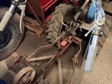 an image of a motorcycle that is in a garage