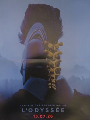 une affiche de film avec le cou d'un homme en arrière-plan