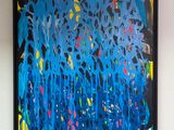 a picture of a painting hanging on the wall