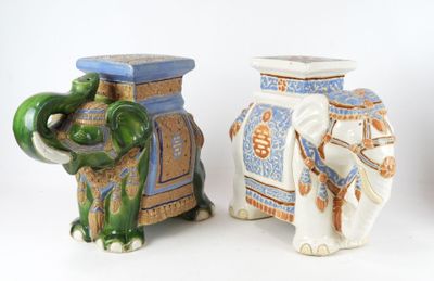three vases that are sitting next to each other